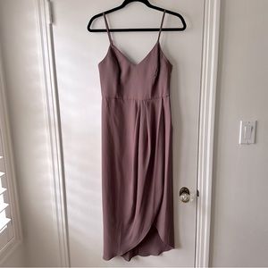 Reinette Mauve Purple Midi Dress